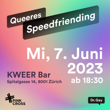 Queeres Speedfriending am 7. Juni