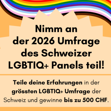 Jetzt an der neuen Umfrage des LGBTIQ+ Panels teilnehmen!
