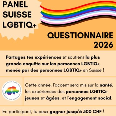 Participez dès maintenant au nouveau sondage du panel LGBTIQ+ !